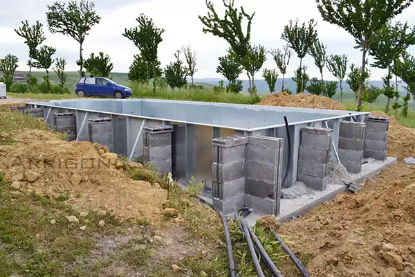 Tubature impianto filtrazione piscina – Foto 13