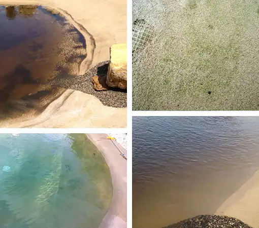 Problemi delle piscine ad ampio strato di sabbia e membrana in  EPDM piscine dal design bio