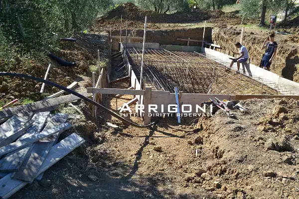 Tubo di collegamento presa di fondo passante sotto le tavole