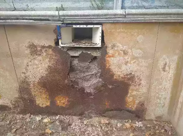 Pareti in acciaio prefabbricato di scarsa qualità